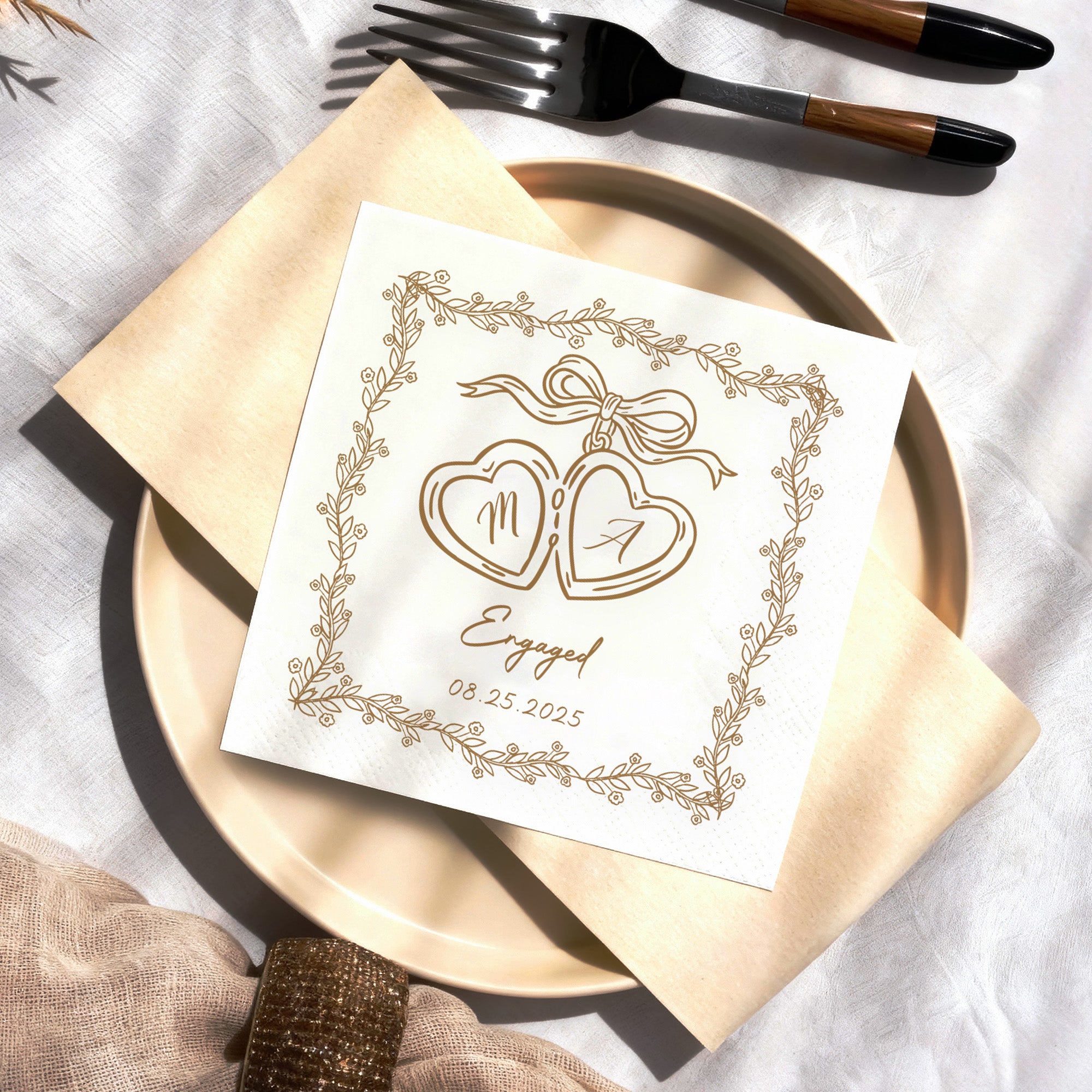 Flamora 100Pcs Custom Napkins