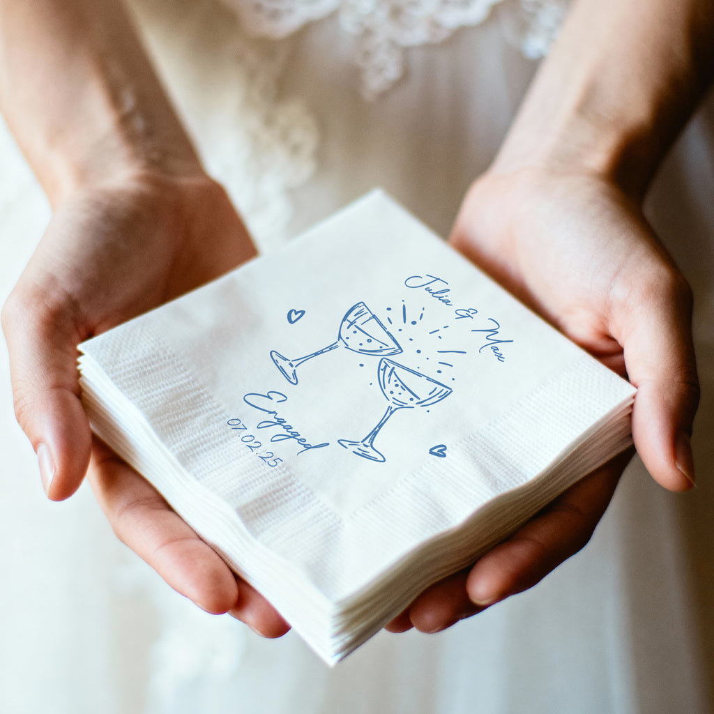 Flamora 100Pcs Custom Cocktail Napkins