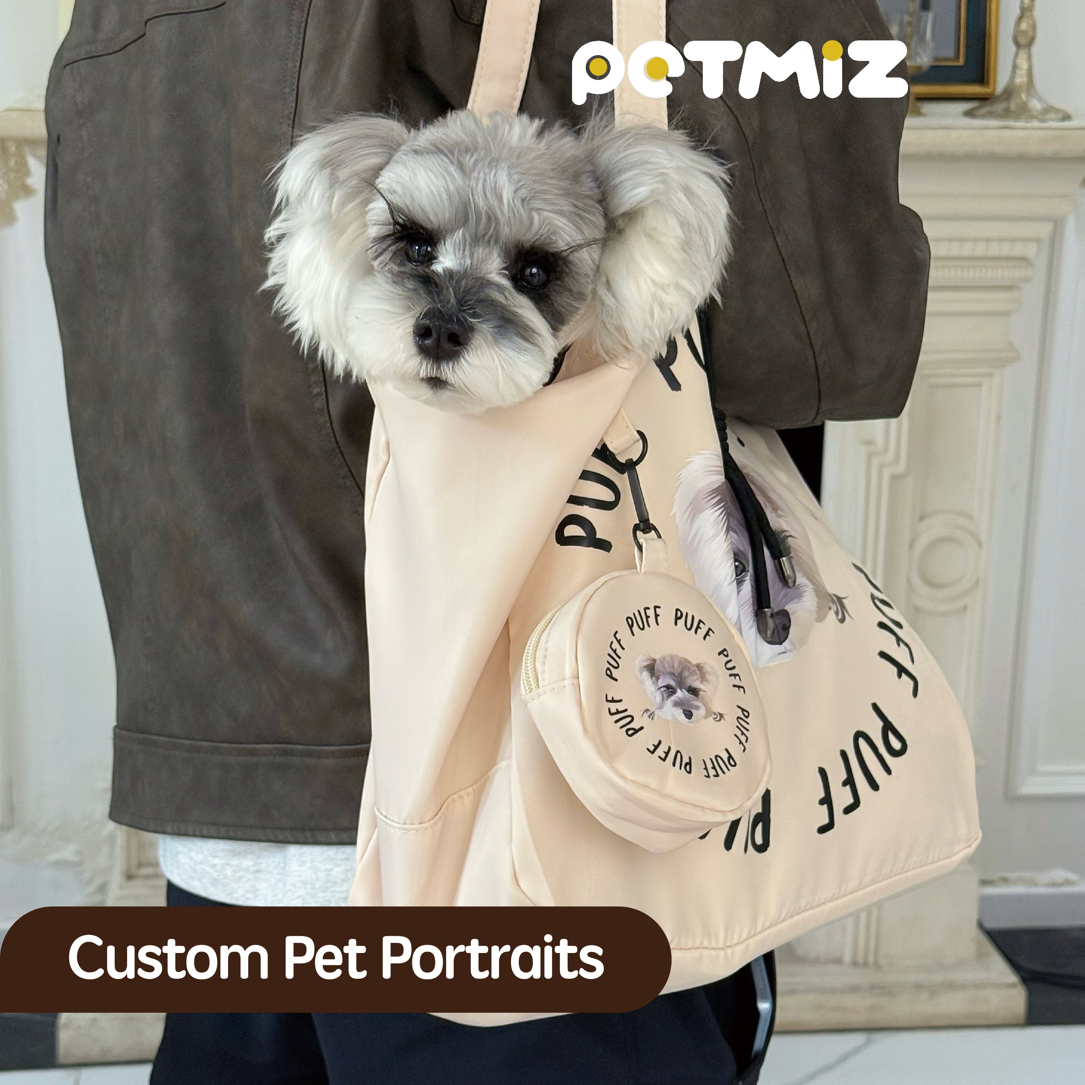 PETMIZ Pet Portrait Tote Bag