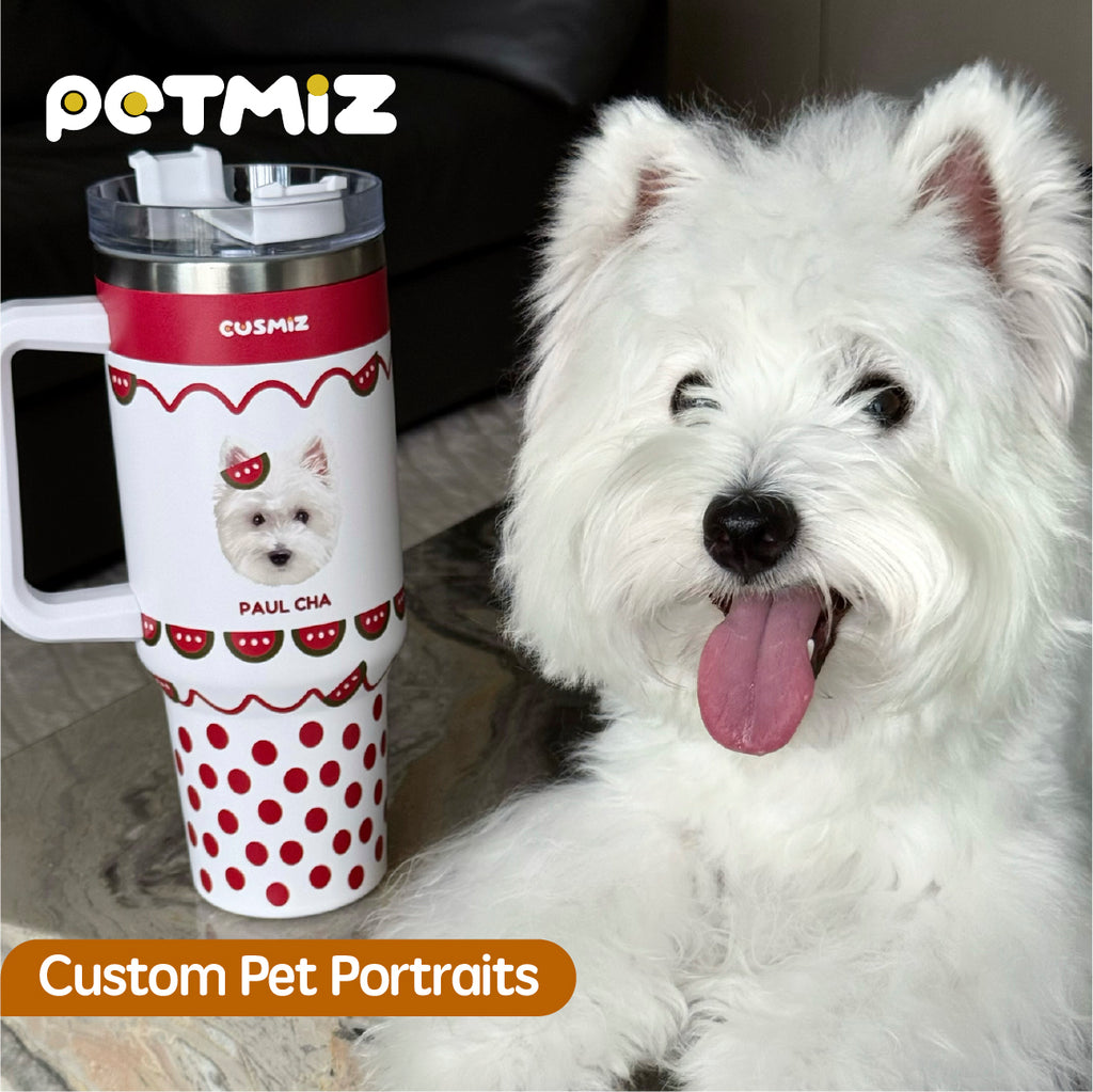 PETMIZ Pet Portrait Stainless-Steel Insulated Cup