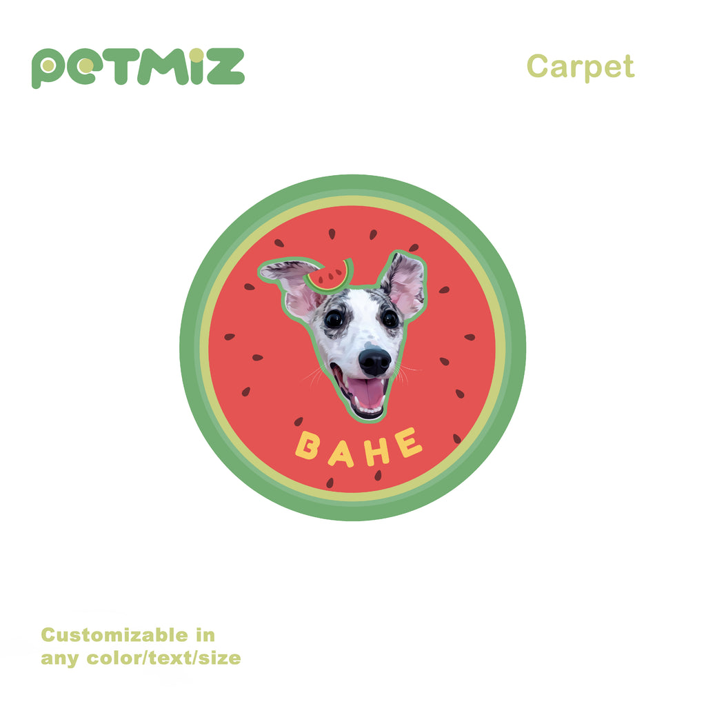 PETMIZ Pet Portrait Dopamine Custom Carpet