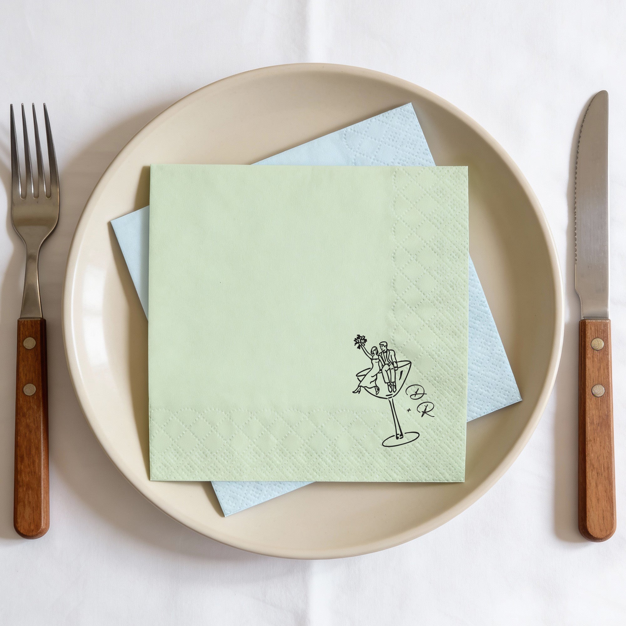 Flamora 100Pcs Custom  Napkins