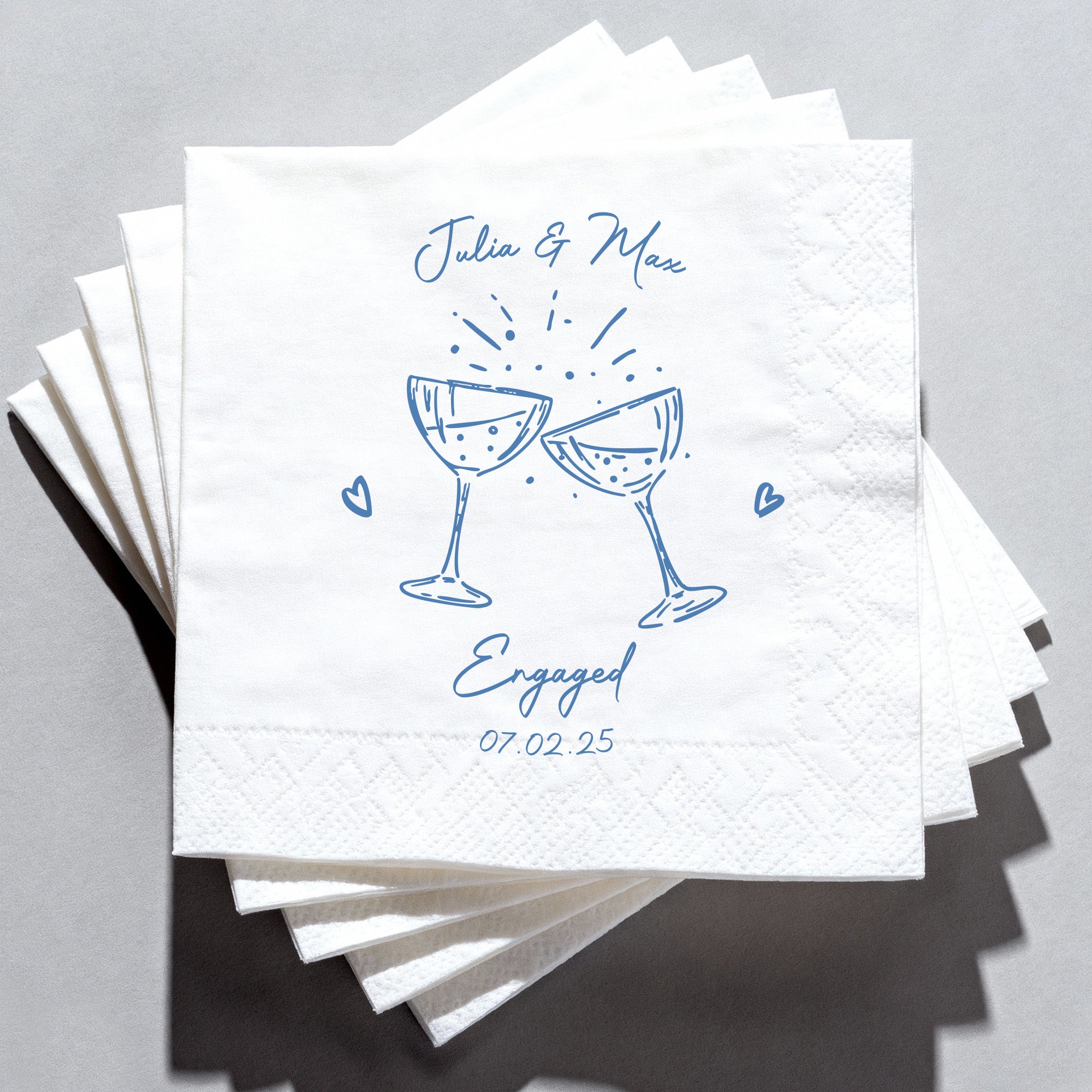 Flamora 100Pcs Custom Cocktail Napkins