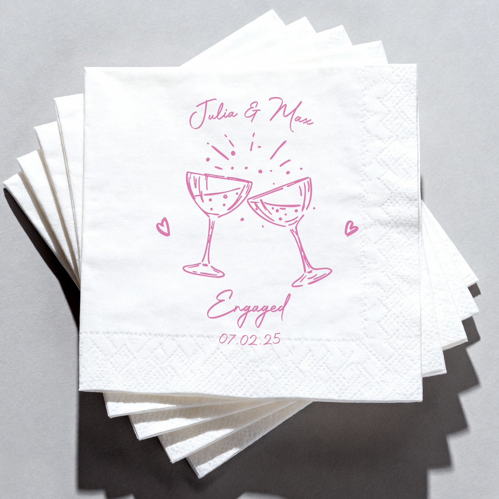 Flamora 100Pcs Custom Cocktail Napkins