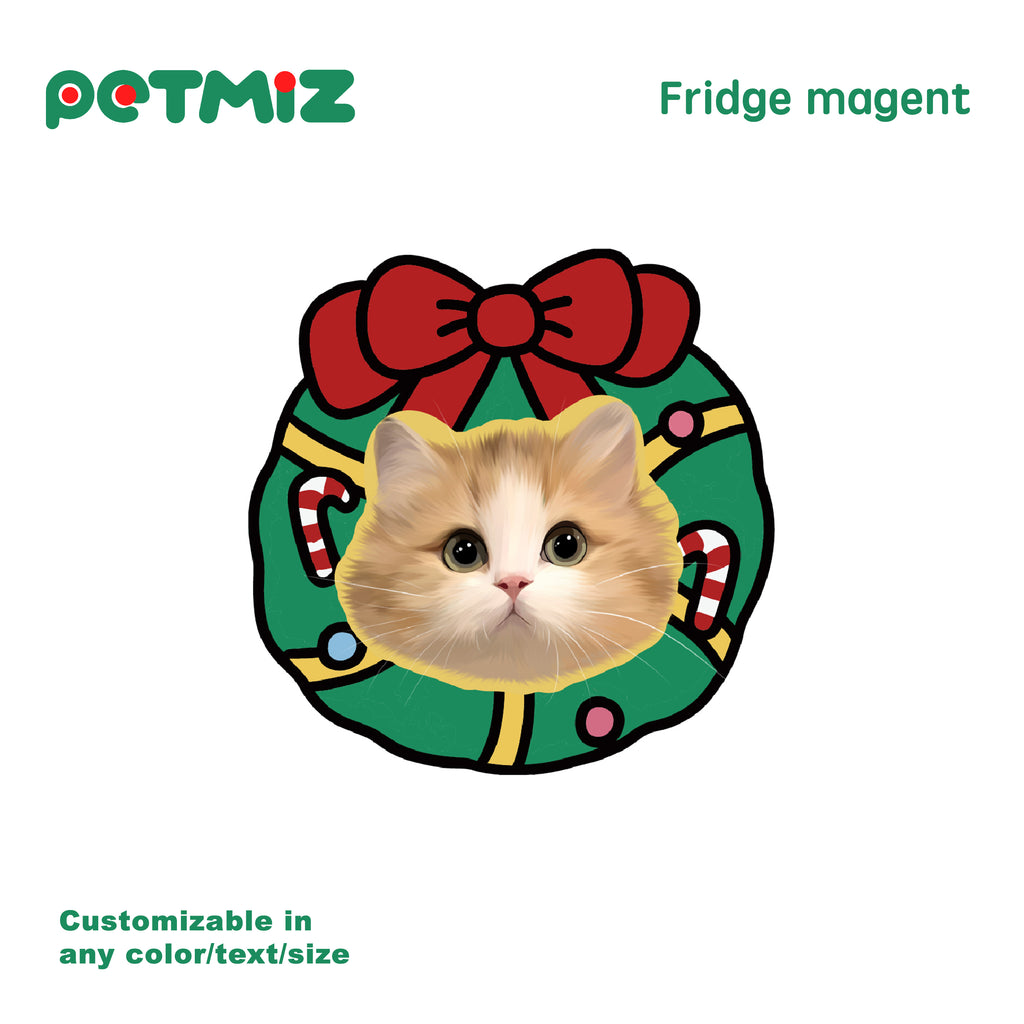 PETMIZ Pet Portrait Fridge Magnet