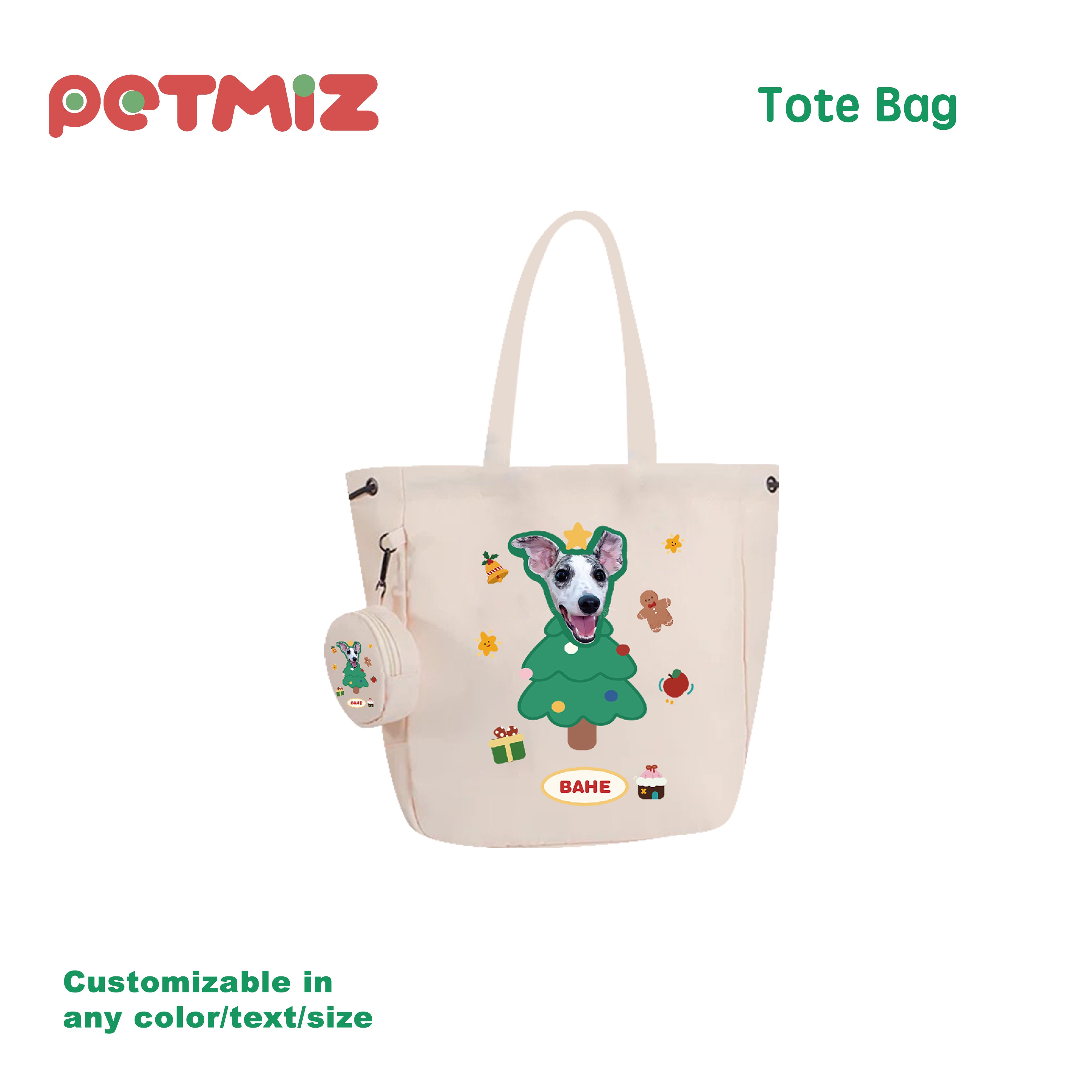 PETMIZ Pet Portrait Tote Bag