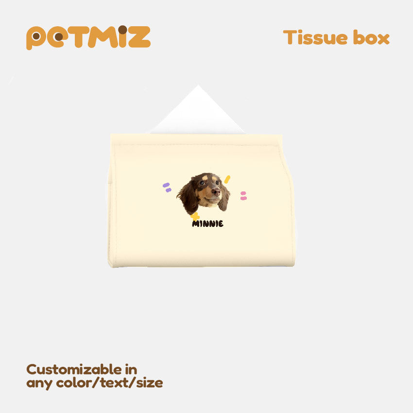 PETMIZ Pet Portrait Tissue Box
