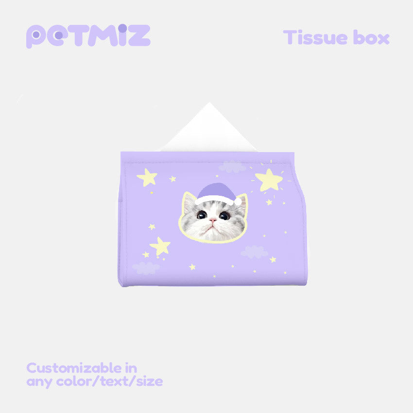 PETMIZ Pet Portrait Tissue Box