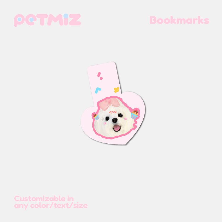 PETMIZ Pet Portrait Design Bookmark