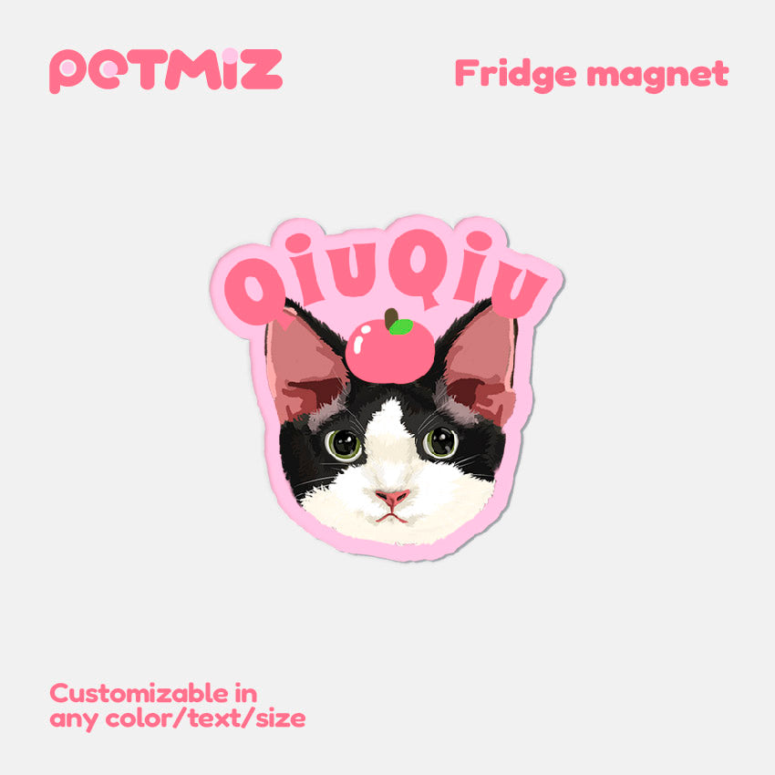 PETMIZ Pet Portrait Fridge Magnet