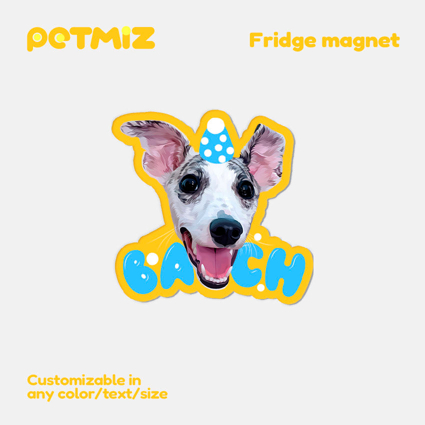 PETMIZ Pet Portrait Fridge Magnet