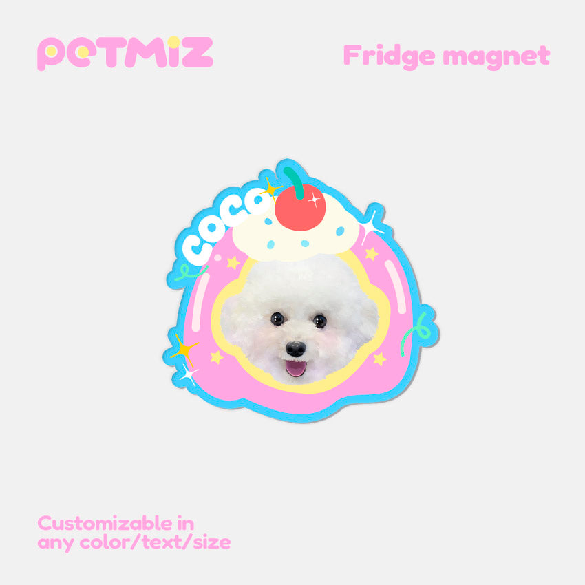 PETMIZ Pet Portrait Fridge Magnet